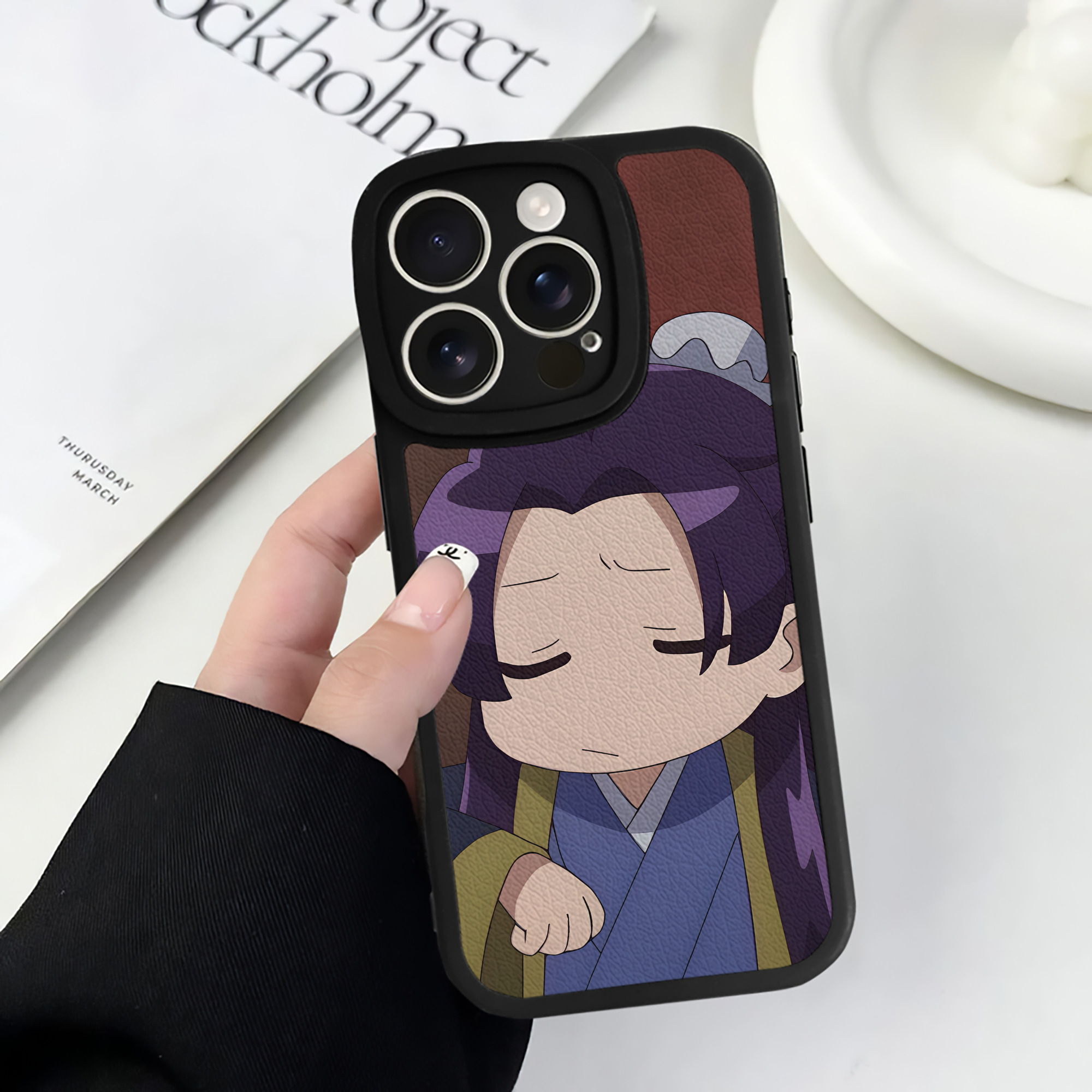 薬屋のひとりごと The Apothecary Diaries 【iPhone 16シリーズ対応】シリコンスマホケース（レザー調） 材質：シリコン